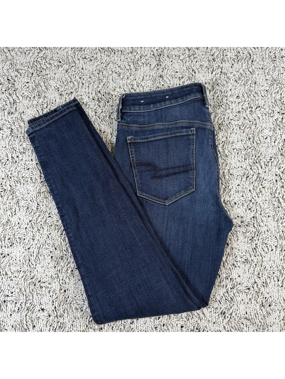 American Eagle Super Stretch X4 Hi-Rise Jegging Jeans Women's Size 8 Distressed